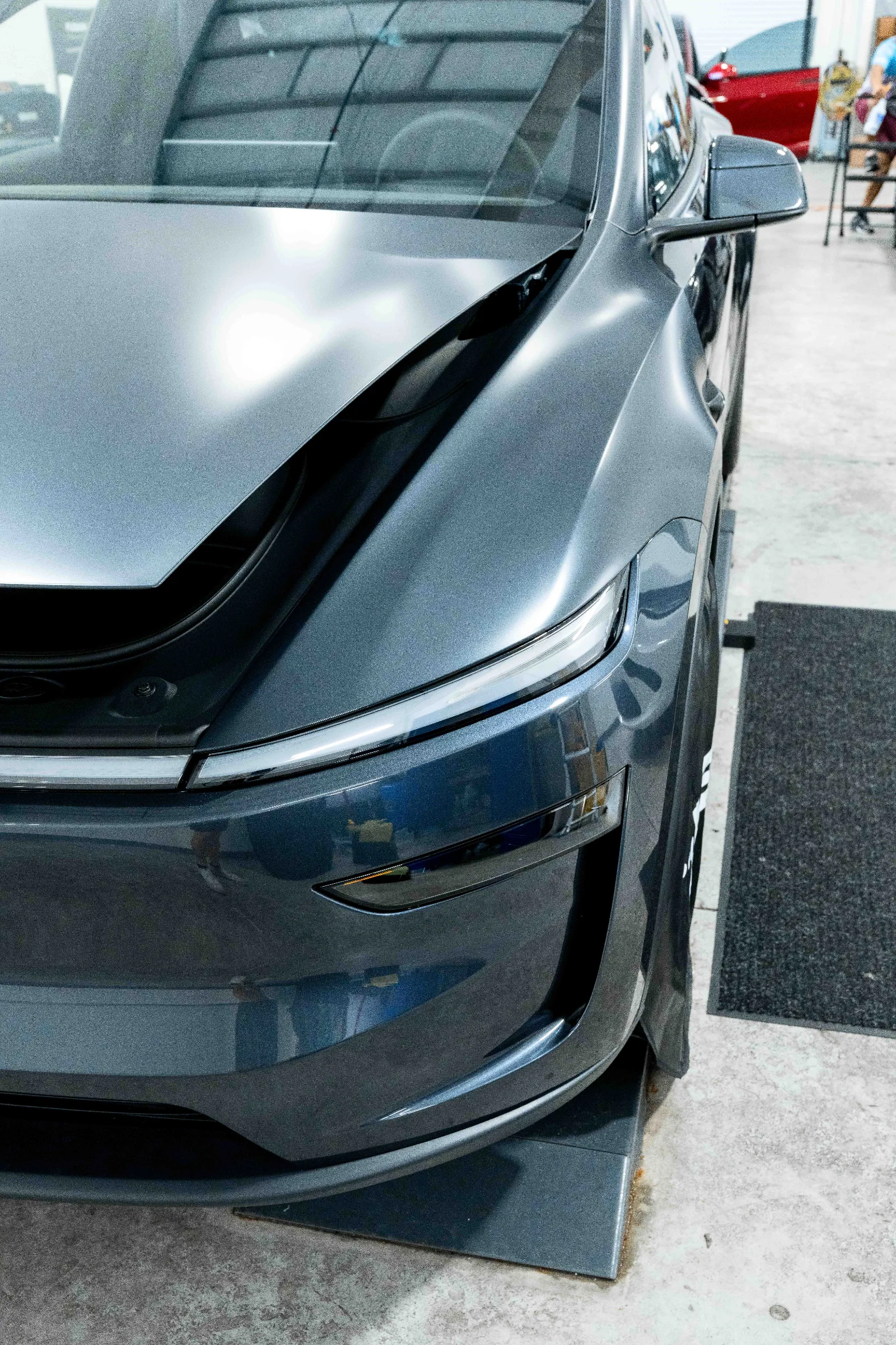 Gray Tesla Model Y Stealth PPF